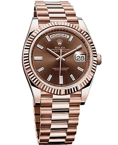 Rolex Sky-Dweller annual calendar complications explained -Rolex - Day-Date 40 Everose Gold