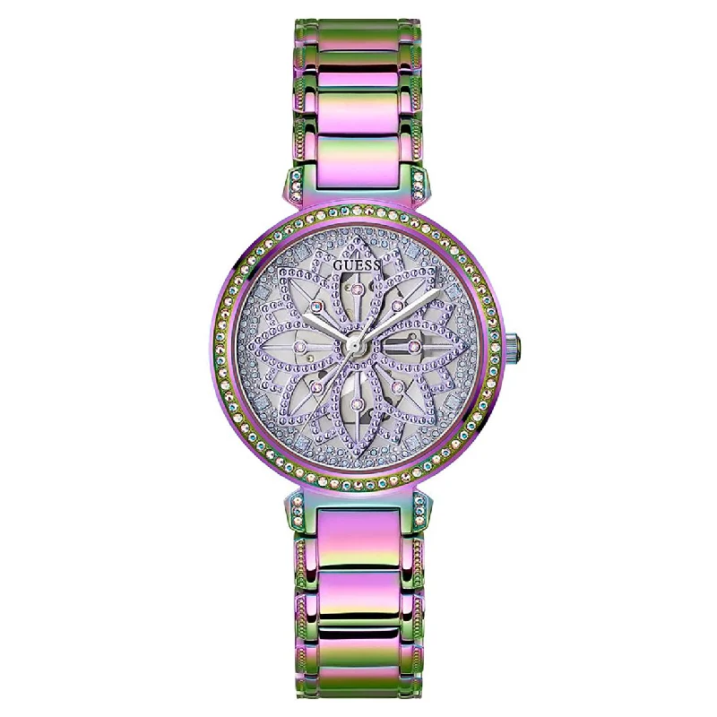 Women's Pilot Watches for Technological Innovation-Guess Iridescent Green Dial Women 36mm