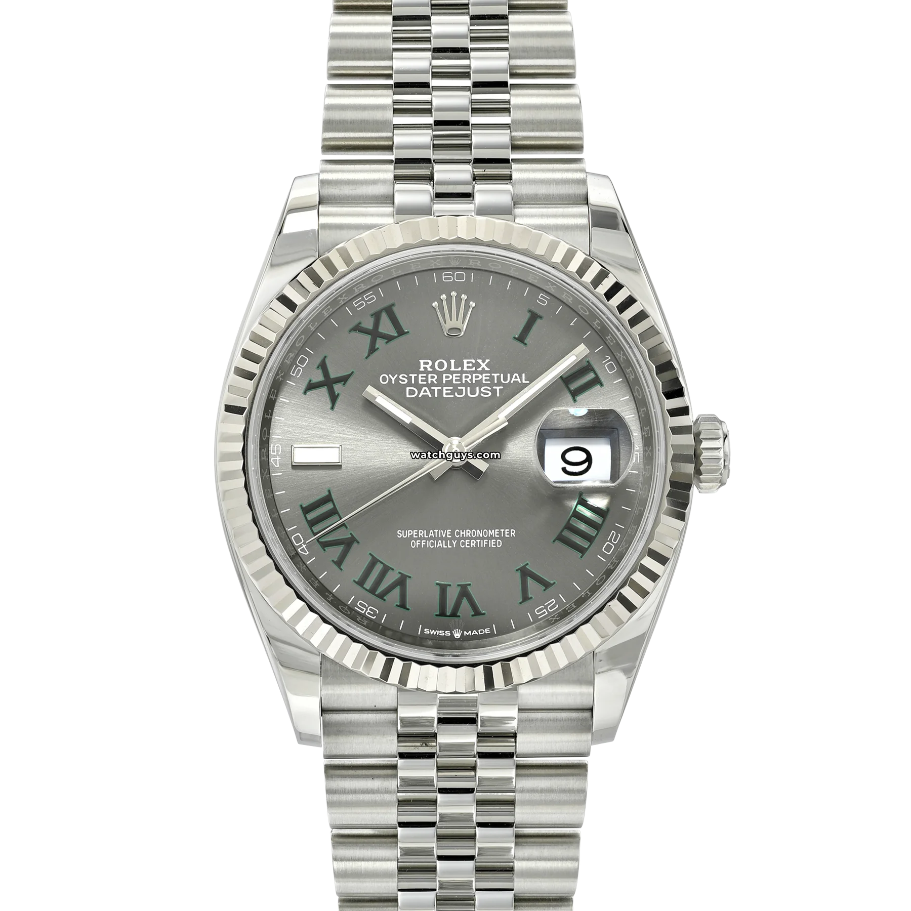 Women's Rolex Automatic Wind Design Watches-Rolex Datejust 126234 Wimbledon Jubilee