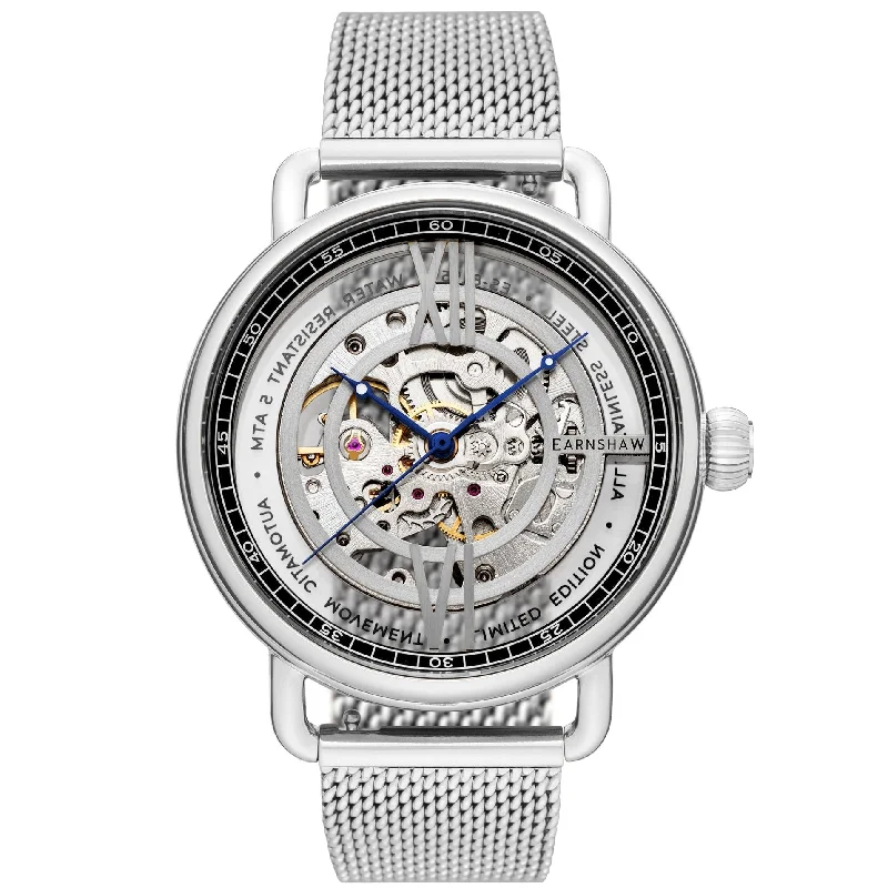 Men's Oval Case Style Dress Watches for Elegant Design-Thomas Earnshaw Investigator Watch ES-8195-22
