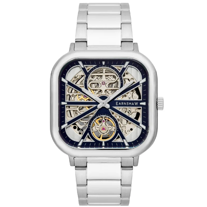 Men's Japanese Made Style Dress Watches for Reliability-Thomas Earnshaw Paxton Watch ES-8211-22