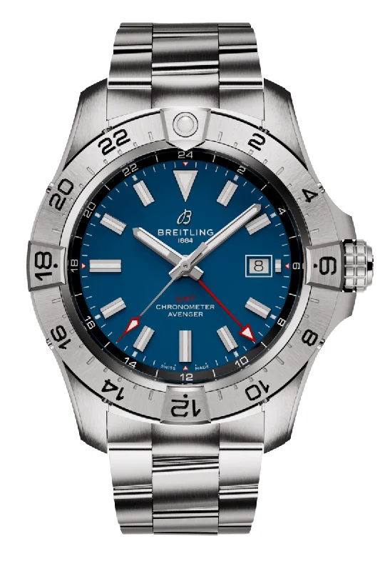 Men's Office Wear Style Dress Watches for Corporate Style-Breitling Avenger Automatic GMT 44 A32320101C1A1