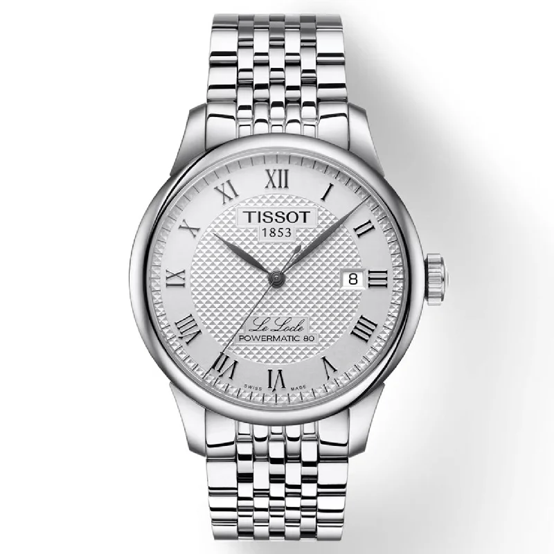 Women's Heritage Watches with Countdown Timer-Tissot T-Classic Silver Dial Men 39.3mm