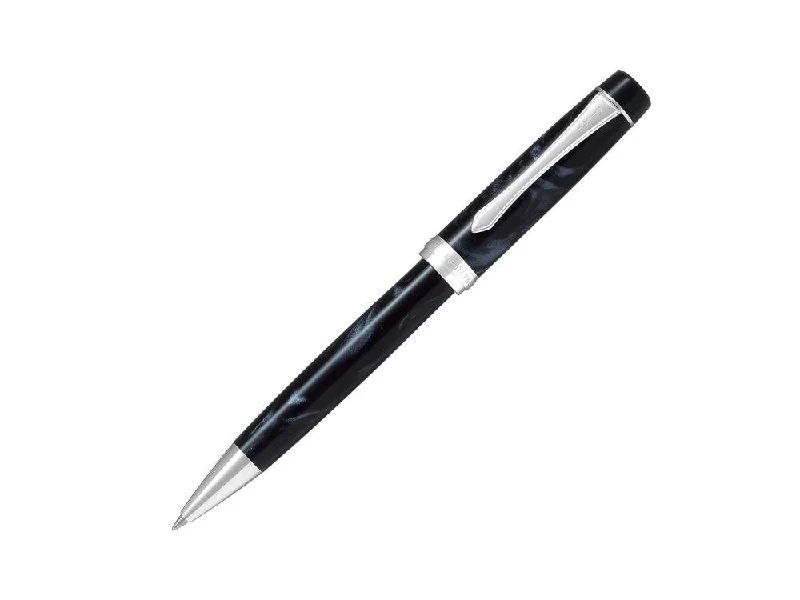 Men's Pilot Watches with Large Case Size-Pilot Custom Heritage SE Ballpoint pen, Resin, Rhodium, Black, BKVH-15SR-MAB