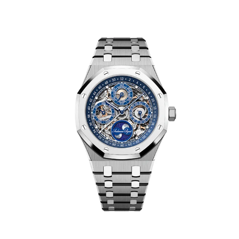 Men's Audemars Piguet Thick Case Style Watches-Audemars Piguet Royal Oak Perpetual Calendar 26585XT.OO.1220XT.01 '150th Anniversary' Titanium Sapphire Dial Limited Edition