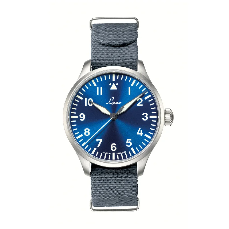 Men's Pilot Watches with Digital Display-Pilot Basic Augsburg Blaue Stunde 39 862102