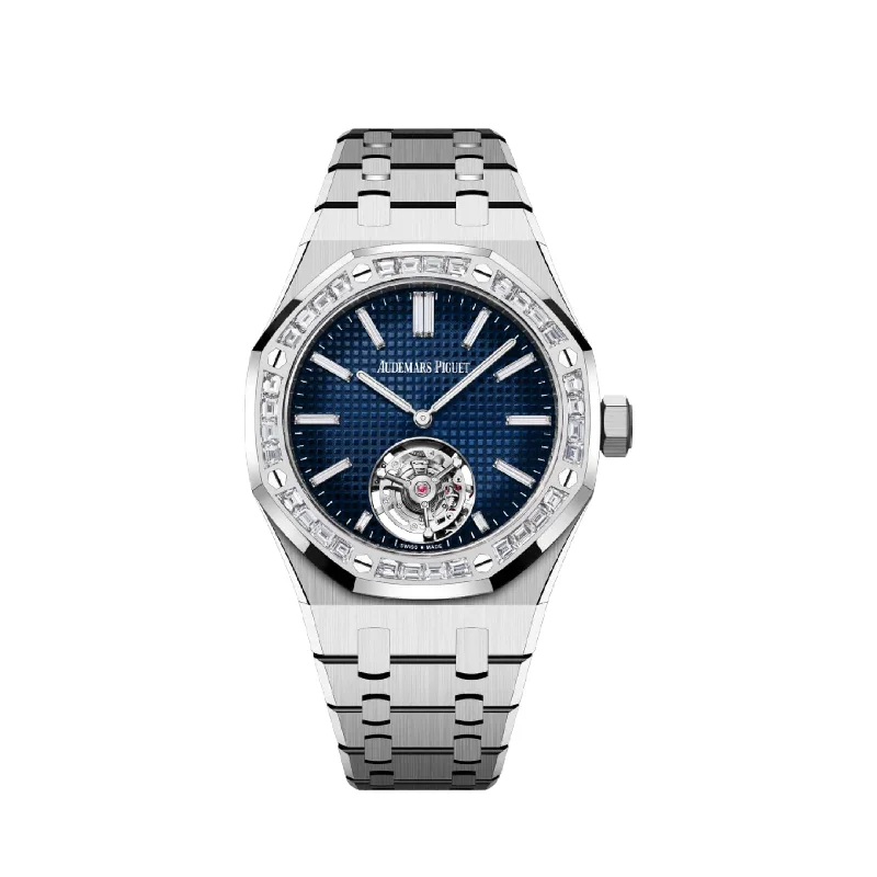 Men's Audemars Piguet Night Out Watches-Audemars Piguet Royal Oak 26660BC.ZZ.1356BC.01 Selfwinding Flying Tourbillon Extra-Thin RD#3 White Gold (2024)