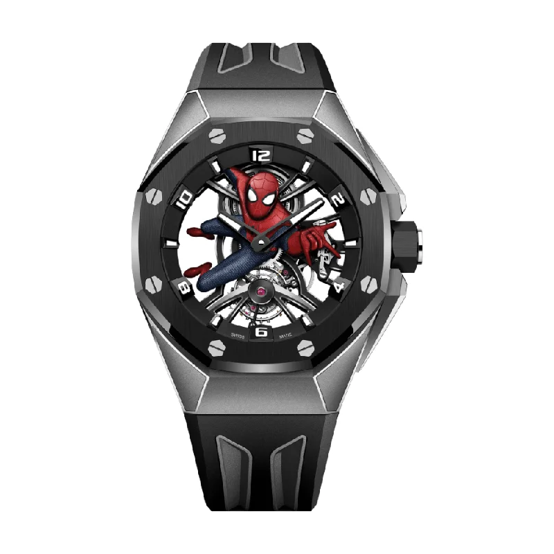Men's Audemars Piguet European Made Style Watches-Audemars Piguet Royal Oak Concept 26631IO.OO.D002CA.01 'Spider-Man' Tourbillon Limited Edition