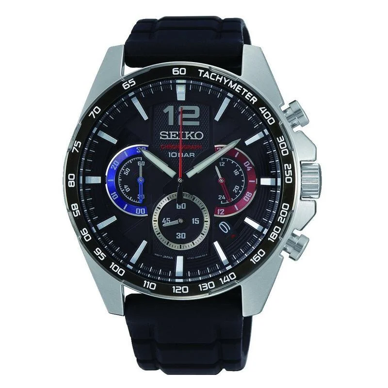 Women's Chronograph Watches with Pilot's Watch Design-Gents Seiko Chronograph 100M