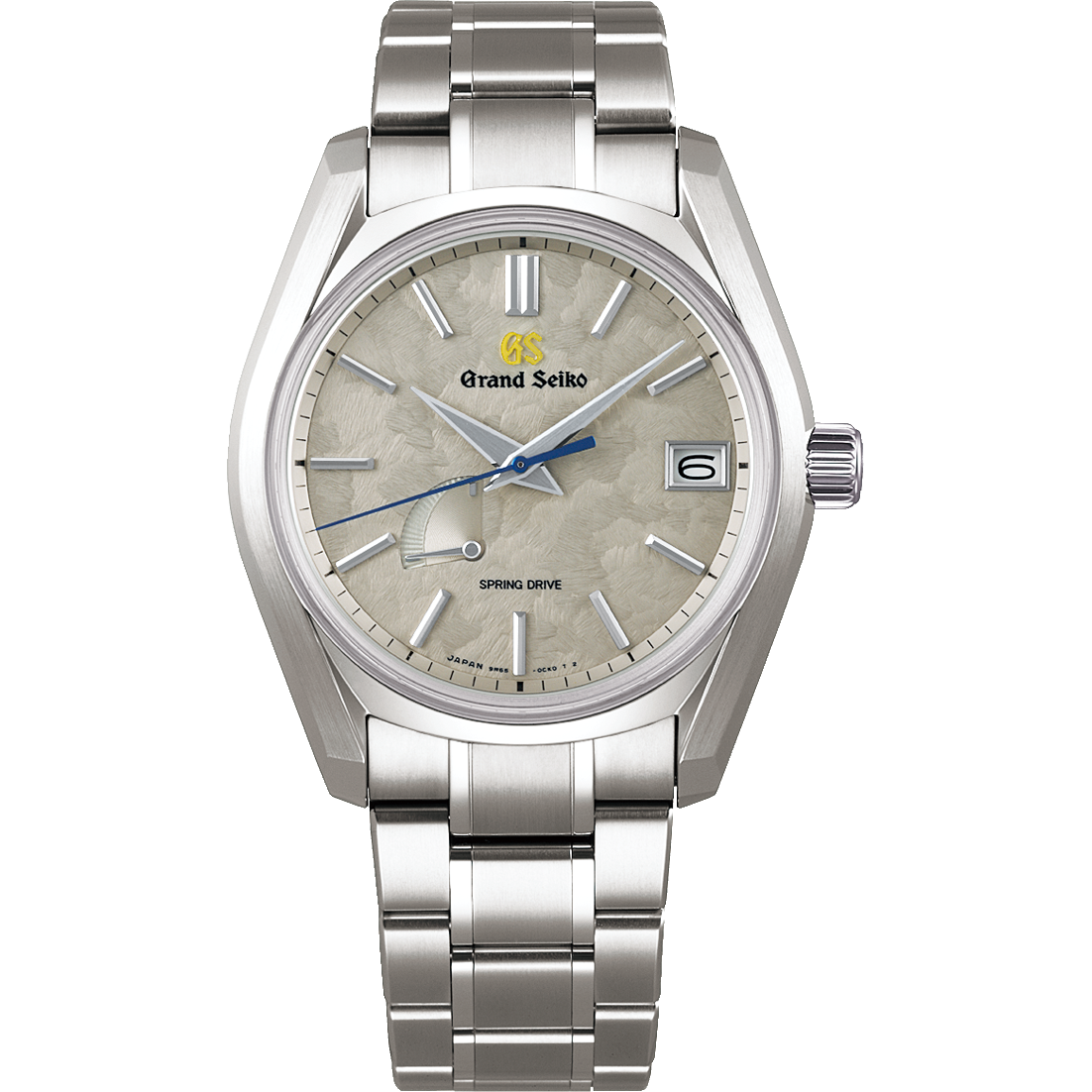 Men's Seiko Date Night Watches-Grand Seiko Heritage The ‘Taisetsu’ Winter Snow Spring Drive Watch