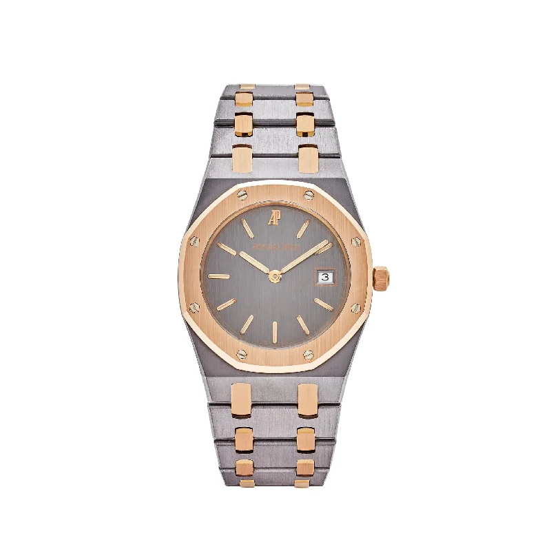 Men's Audemars Piguet Winter Style Watches-Audemars Piguet Royal Oak 56175TR.0.0789TR 'Ladies' Two-Toned Tantalum Rose Gold Slate Dial (2000)