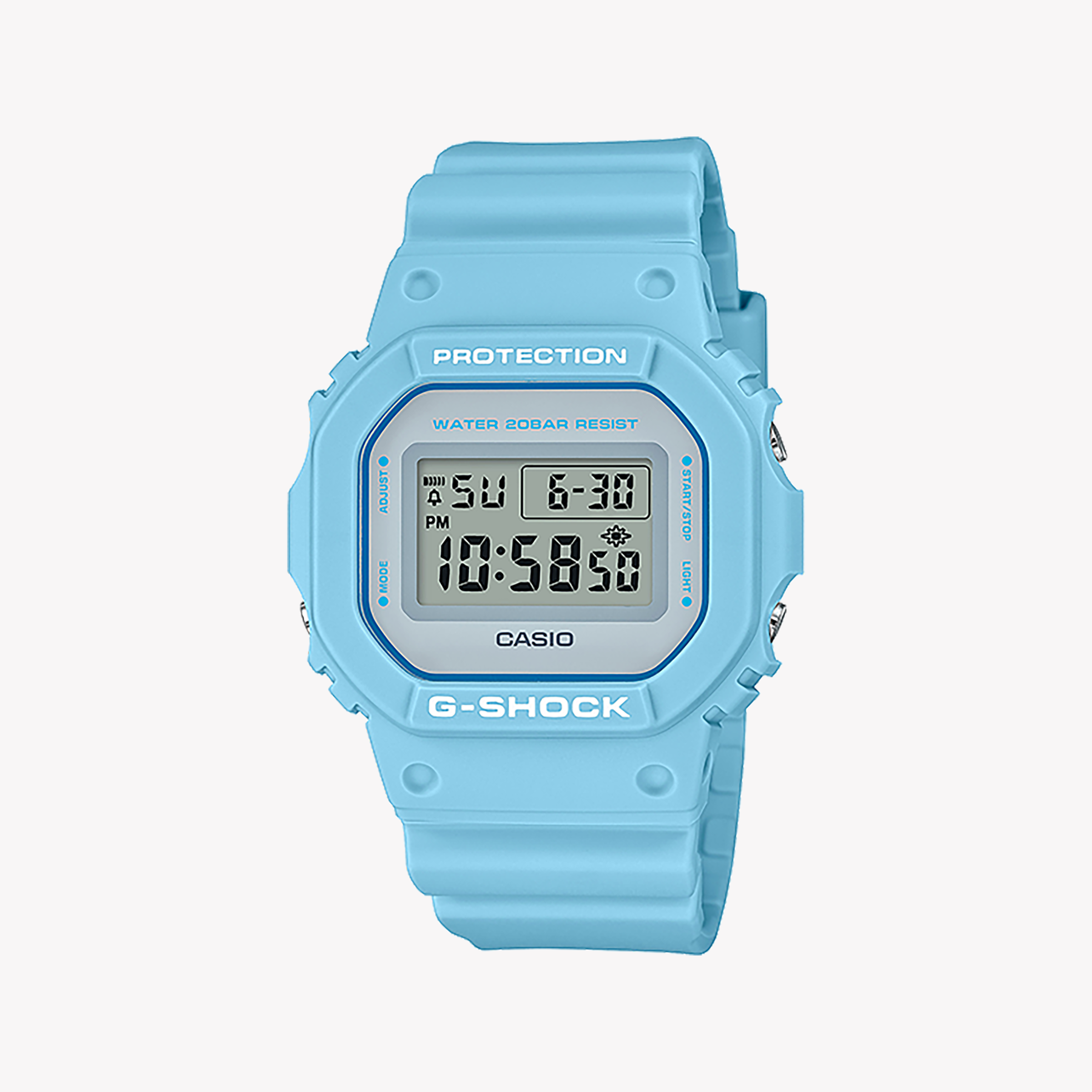 Men's Digital Watches for Fitness Tracking-CASIO G-SHOCK DW-5600SC-2DR - ADVENTURE-READY TIMEPIECE WITH STUNNING BLUE DESIGN