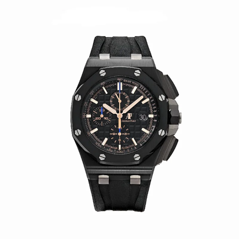 Men's Audemars Piguet European Made Style Watches-Audemars Piguet Royal Oak Offshore 26405CE.OO.A002CA.02 Selfwinding Chronograph Black Ceramic