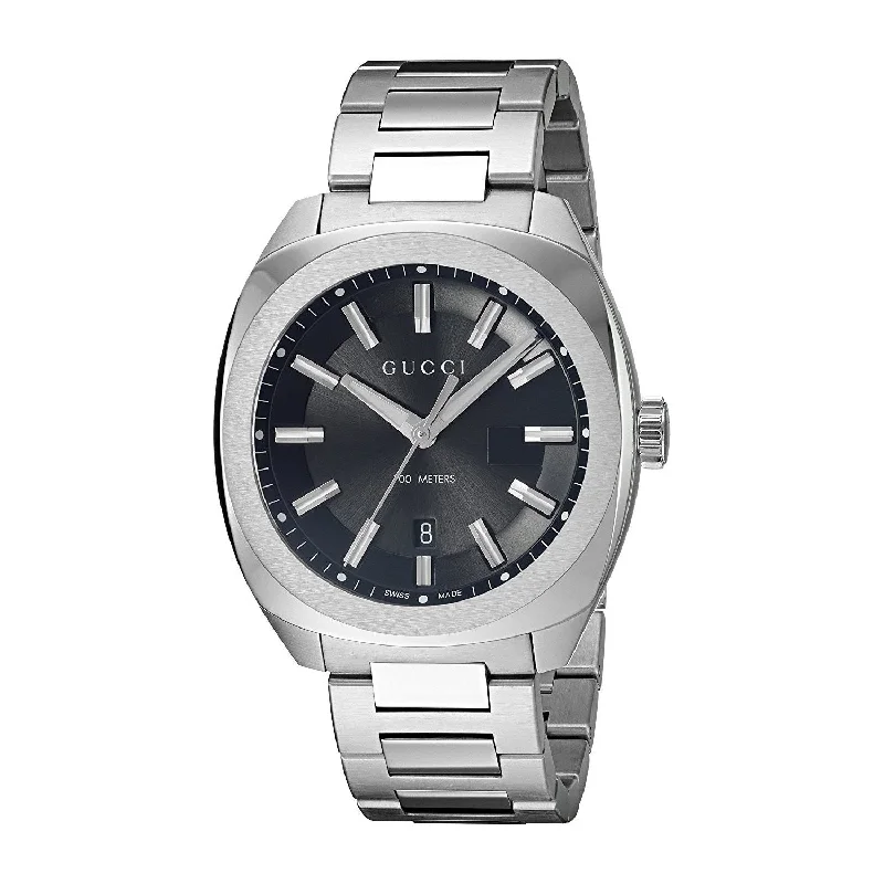 Women's Chronograph Watches for Orienteering-Gucci Women's YA142401 GG2570 Stainless Steel Watch