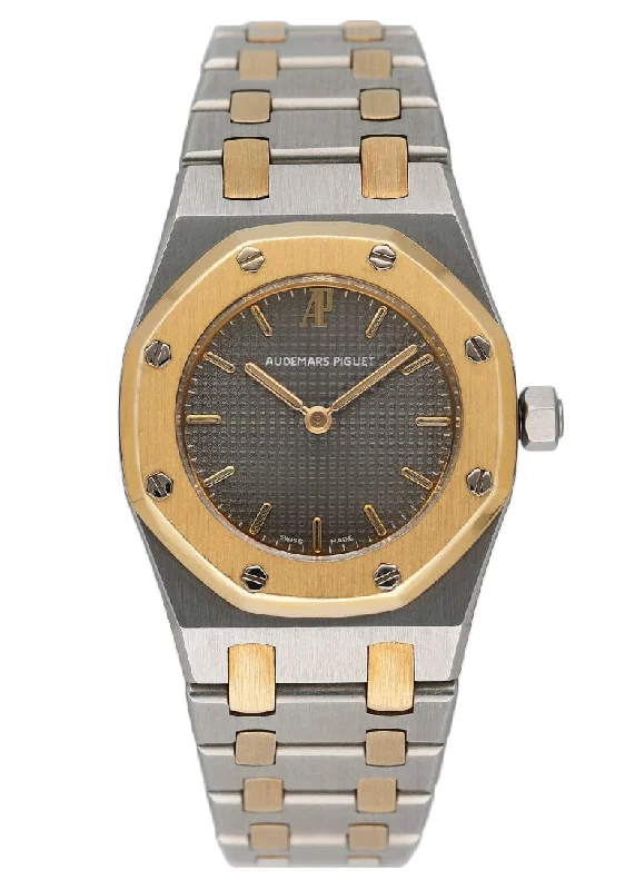 Men's Audemars Piguet Solar Powered Design Watches-Audemars Piguet Royal Oak Two-Tone Ladies Watch