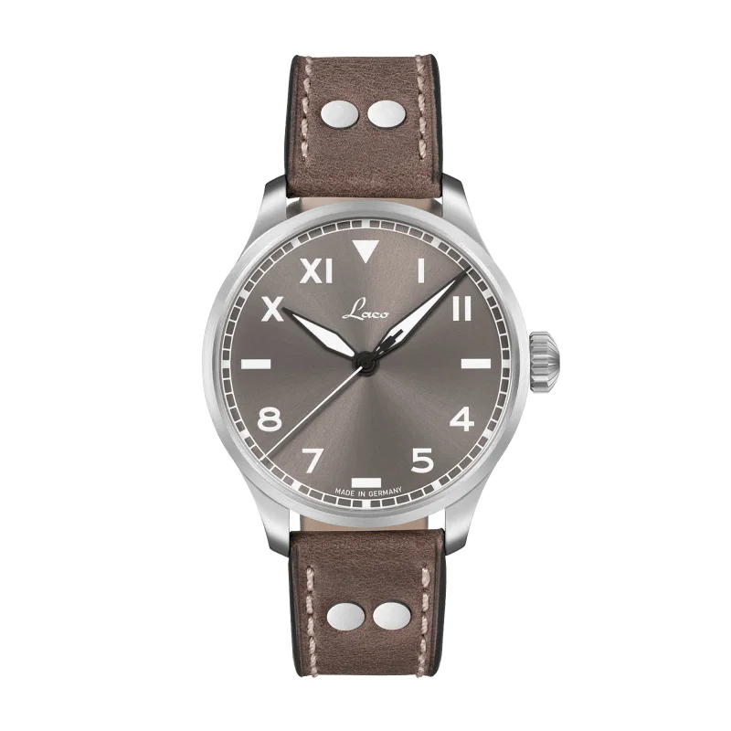 Men's Solar Powered Military Watches-Pilot Basic Augsburg Taupe California 42 Limited Edition 862170