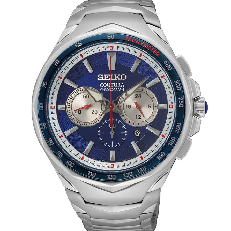 Men's Seiko Chronograph Watches-Seiko Coutura SRWZ21P-9 Chronograph