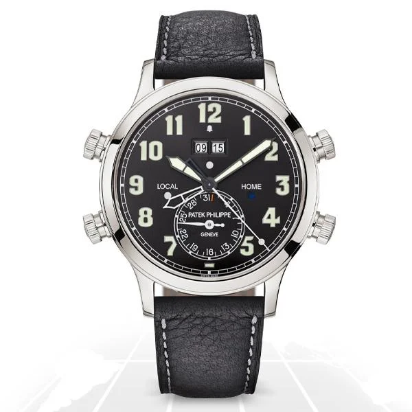 Men's Patek Philippe Watches for Understated Elegance-Patek Philippe	Calatrava Pilot Travel Time	5520P-001