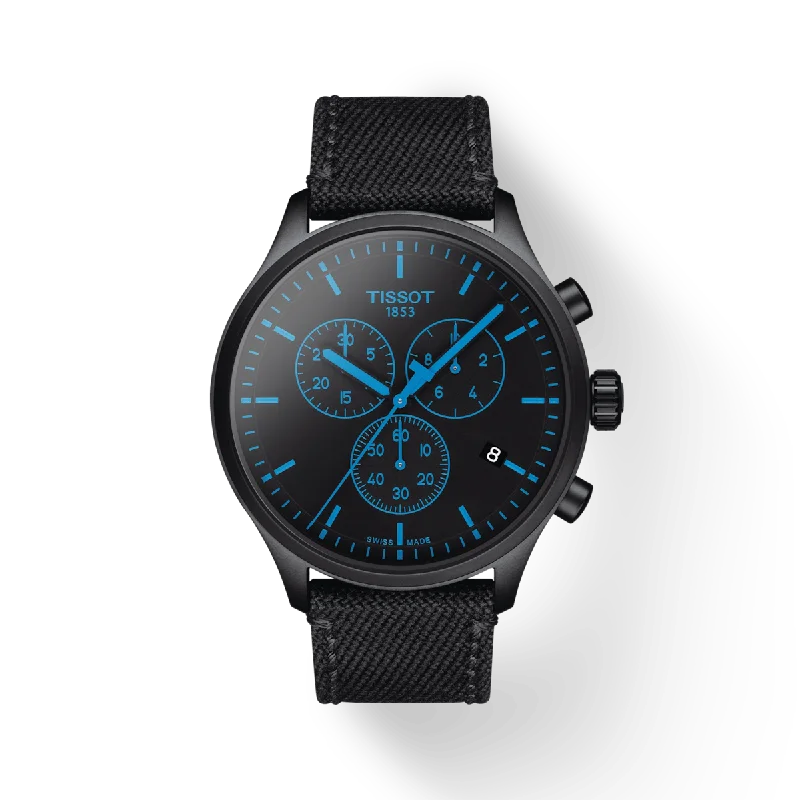 Women's Heritage Watches with Advanced Materials-Tissot T-Sport Black Dial Men 45mm