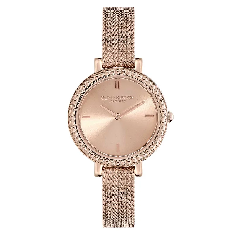 Men's Quartz Watches with Anniversary Edition-OLIVIA BURTON, VINTAGE BEAD