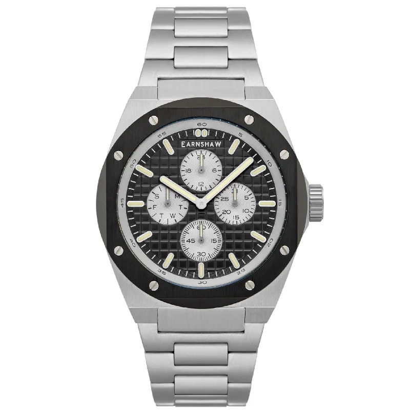 Men's Gift Dress Watches for Friends and Family-Thomas Earnshaw Bessemer Calendar Watch ES-8253-44
