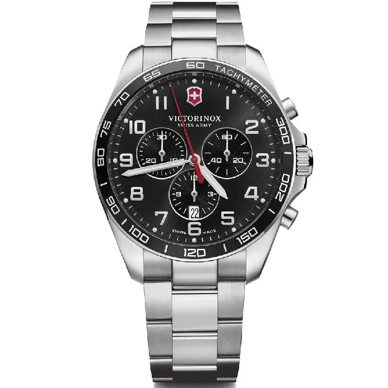 Men's Quartz Watches with Advanced Navigation-VICTORINOX, FIELDFORCE CHRONOGRAPH