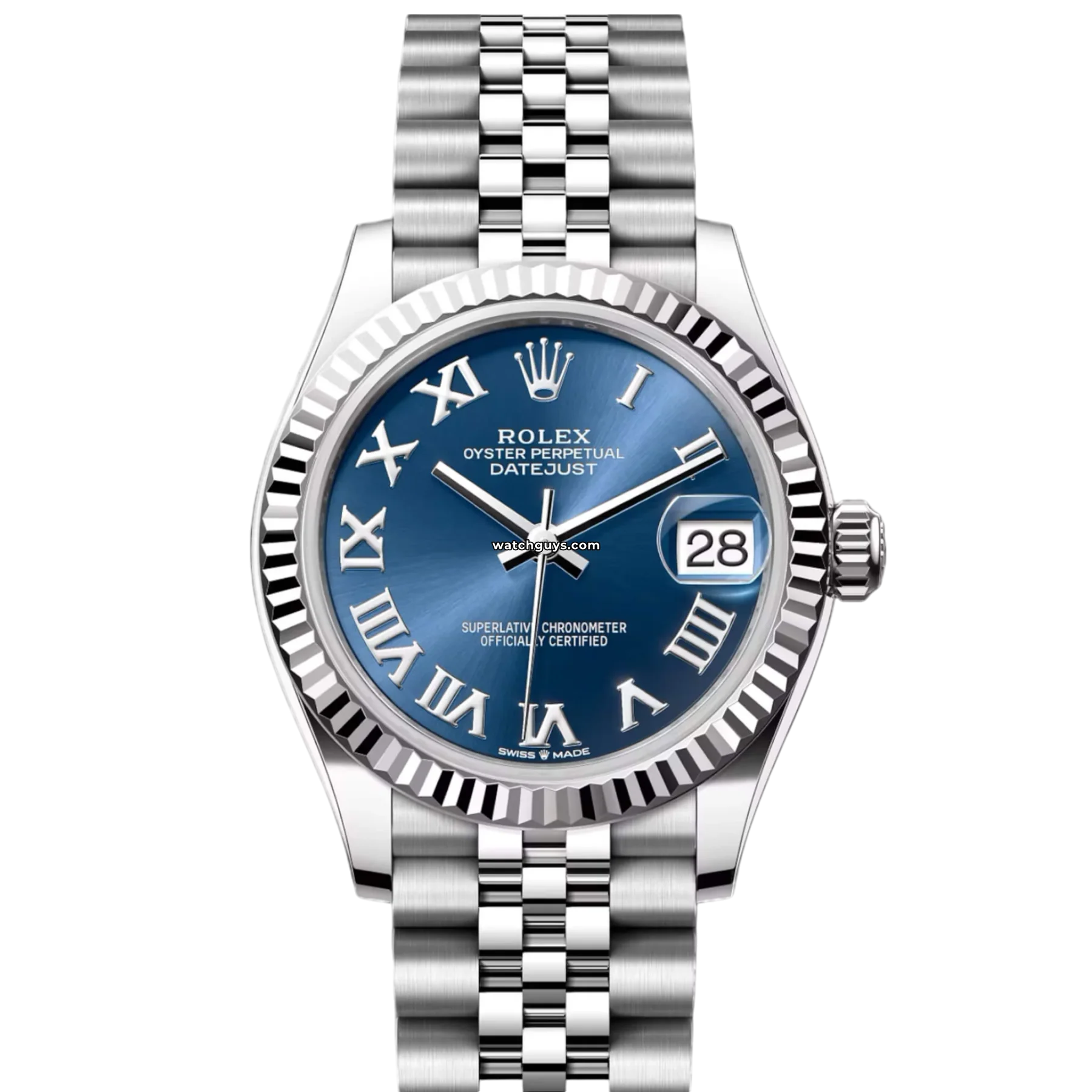 Women's Rolex Summer Style Watches-Rolex Datejust 278274 Blue Roman