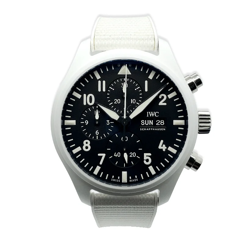 Women's Pilot Watches for Special Occasions-IWC Pilot Chronograph Top Gun “Lake Tahoe” IW389105 - Certified Pre-Owned