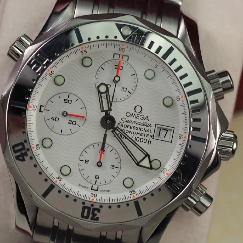 Women's Rolex Formal Event Watches-Omega Seamaster Chrono Diver 300M 25982000 (2001)