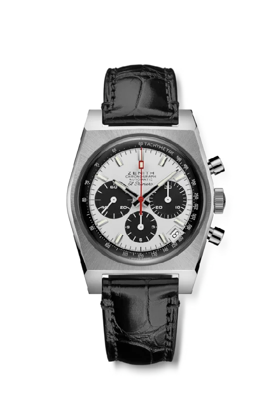 Men's Chronograph Watches with Hygrometer Feature-Zenith 03.A384.400/21.C815 Watch for Men