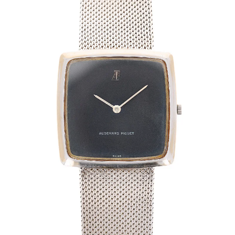 Men's Audemars Piguet Luxury Style Watches-Audemars Piguet White Gold Bracelet Watch Ref. 77896