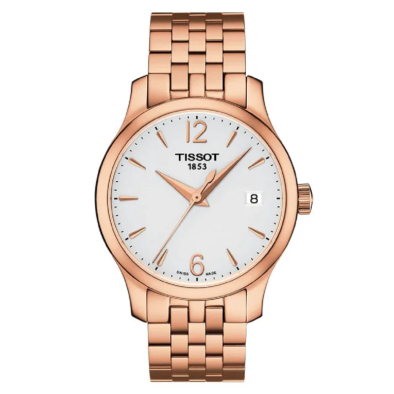 Women's Heritage Watches for Retro Charm-Tissot T-Classic White Dial Women 33mm