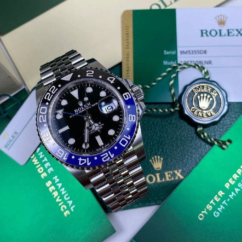 Women's Rolex Business Meeting Design Watches-Rolex GMT Master II 126710BLNR Batgirl (2019)