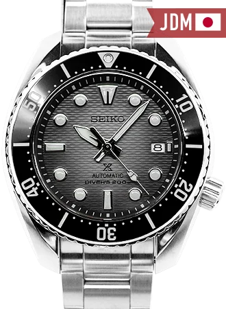 Men's Seiko Sophisticated Style Watches-Prospex 200M Sumo Gradient Grey Sapphire 3rd Gen Ref. SBDC177