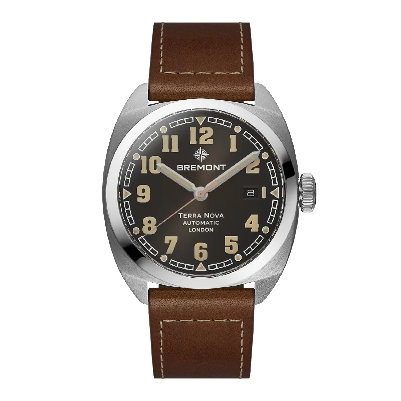 Men's Military Watches with Symphony Orchestras-Terra Nova 40.5 Date