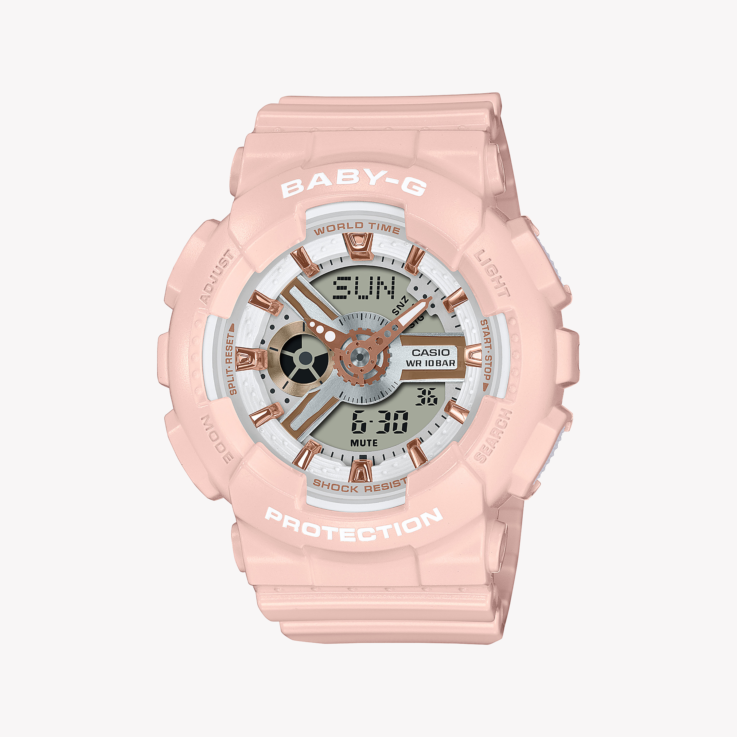 Men's Digital Watches with Limited Edition-BA-110XRG-4ADR BABY-G - PINK PLAYFUL SPIRIT Women's Sporty Chic Watch