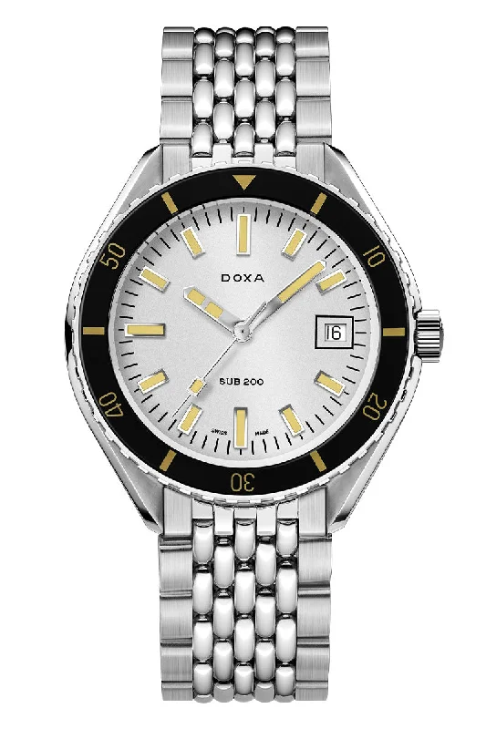 Men's Fashionable Dress Watches for Fashion Shows-Doxa Sub 200 Searambler 799.10.021.10