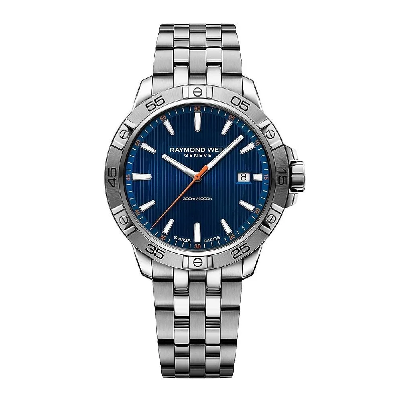 Men's Chronograph Watches for Orienteering-Raymond Weil Men's 8160-ST2-50001 Tango Stainless Steel Watch
