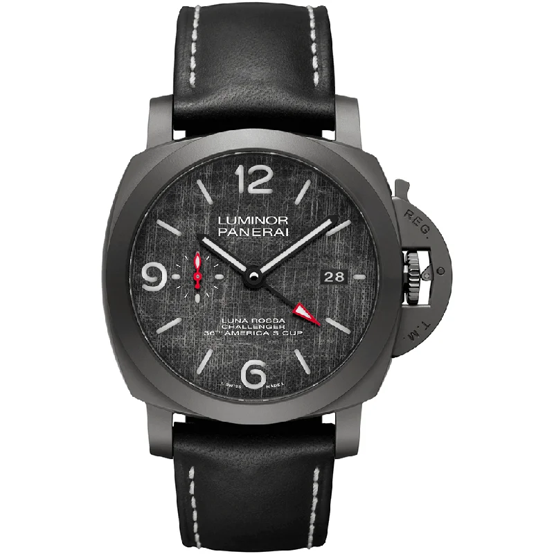 Women's Military Watches with Advanced Materials-Luminor Luna Rossa GMT 44MM PAM01036