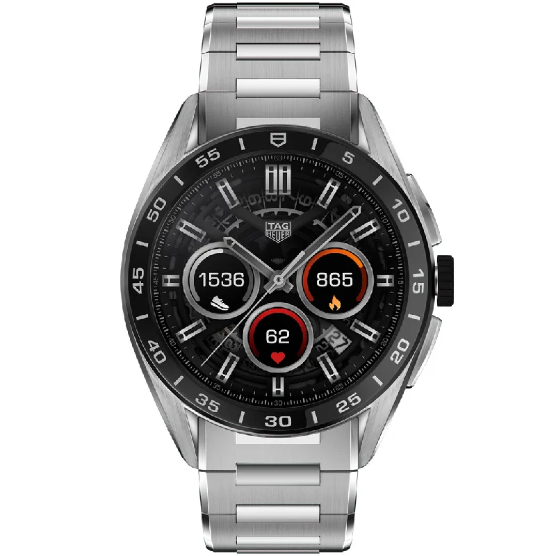 Men's Quartz Watches with Anniversary Edition-TAG HEUER, CONNECTED