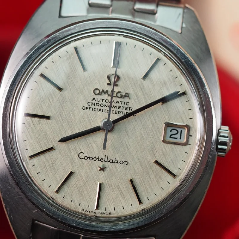 Women's Rolex Retro Style Watches-Omega Constellation "C" Case 168017 (1969)