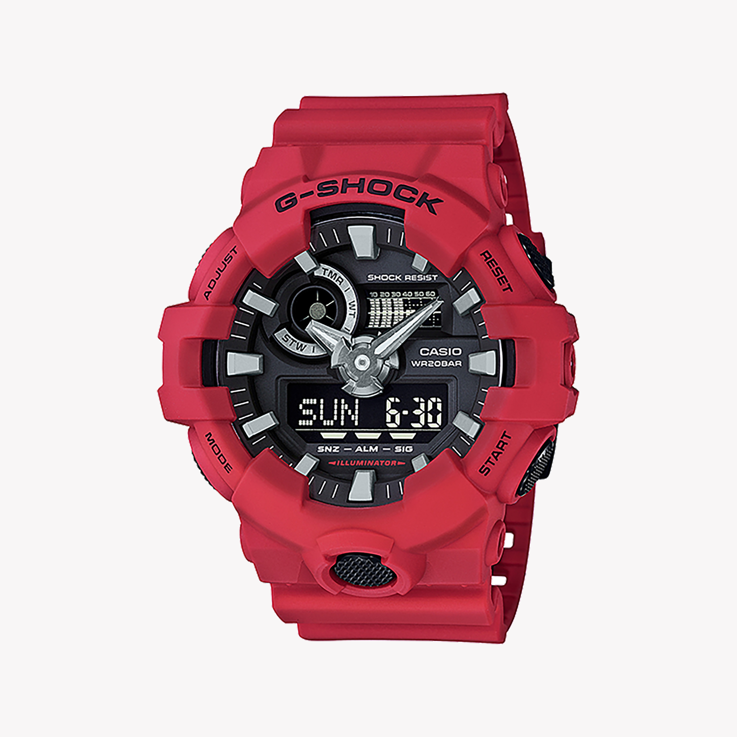 Men's Digital Watches with Compass Calibration-CASIO GA-700-4ADR