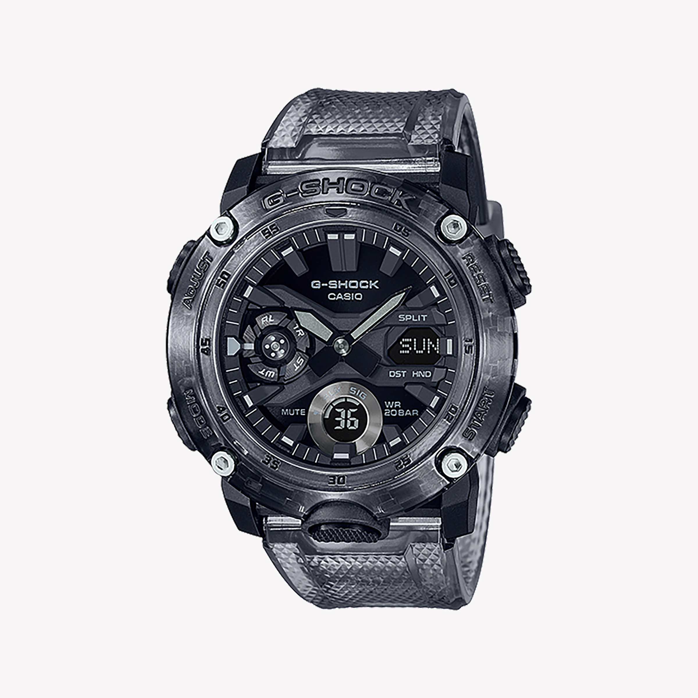 Men's Digital Watches for Special Occasions-CASIO G-SHOCK GA-2000SKE-8ADR - SPORTY ELEGANCE FOR ADVENTUROUS MEN