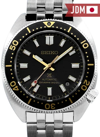 Men's Seiko Mechanical Movement Style Watches-Prospex 200M Diver Scuba Automatic Gilt Ref. SBDC173