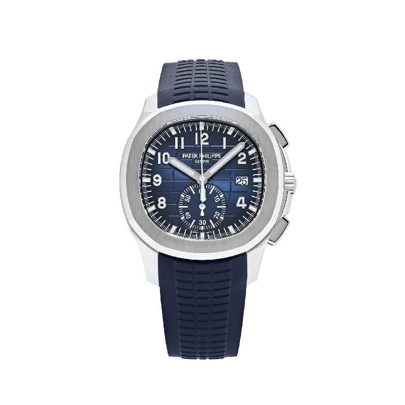Men's Patek Philippe Watches for Understated Elegance-Patek Philippe Aquanaut 5968G-001 White Gold Blue Dial Men's Patek Philippe Watches for Understated Elegance-Patek Philippe Aquanaut 5968G-001 White Gold Blue Dial