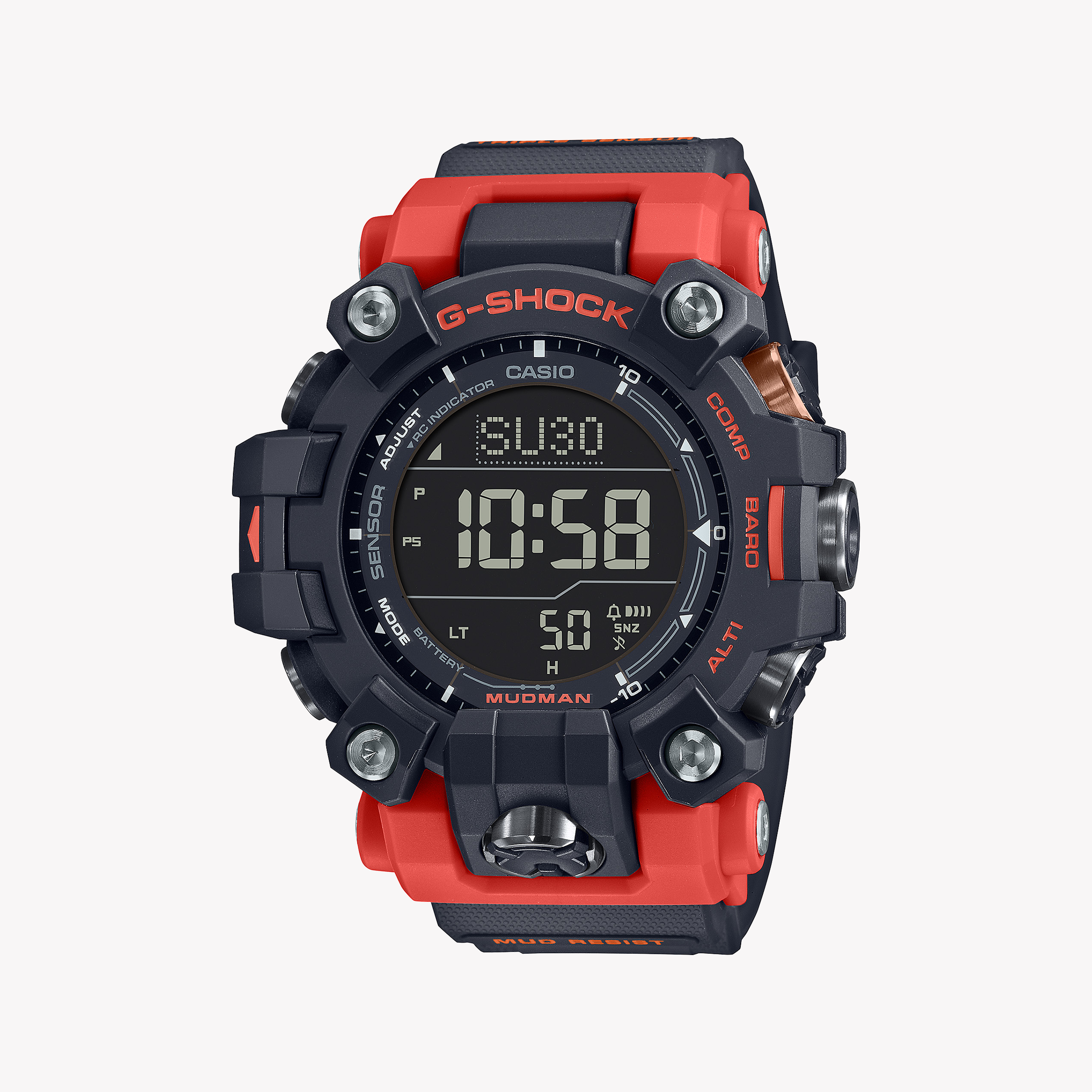 Men's Digital Watches with Limited Edition-CASIO G-SHOCK GW-9500-1A4DR RUGGED STYLE - ADVENTURER'S ULTIMATE COMPANION