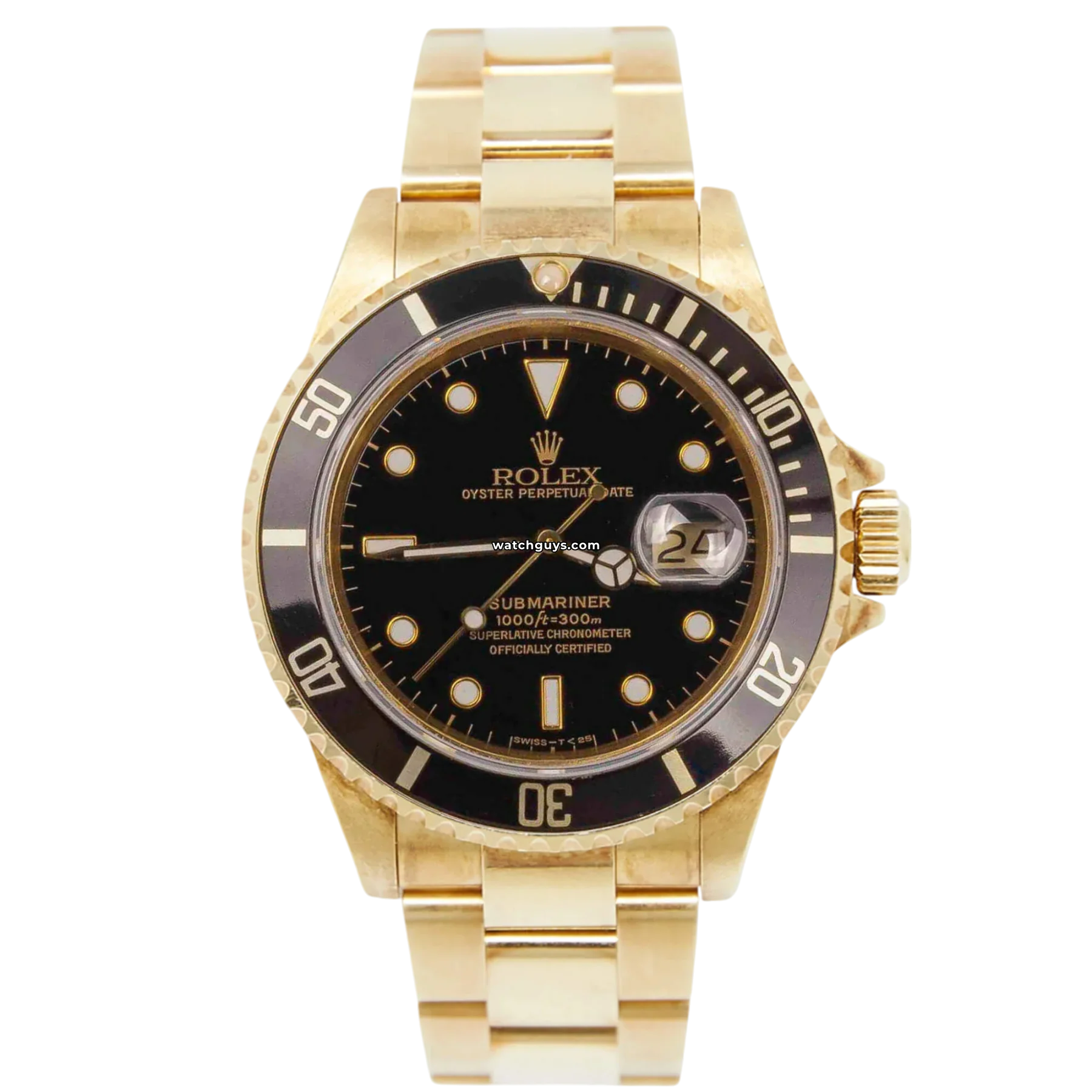 Women's Rolex Local Brand Style Watches-Rolex Submariner 16618 Black