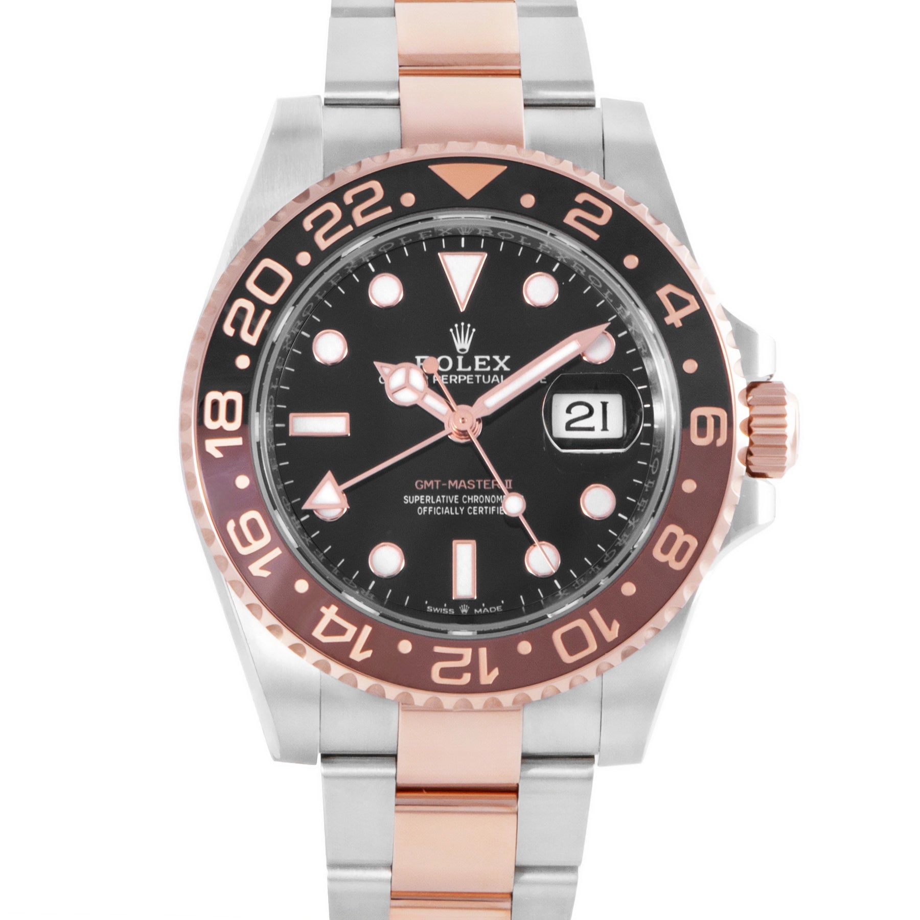 Women's Rolex Autumn Style Watches-GMT-Master II "Root Beer"