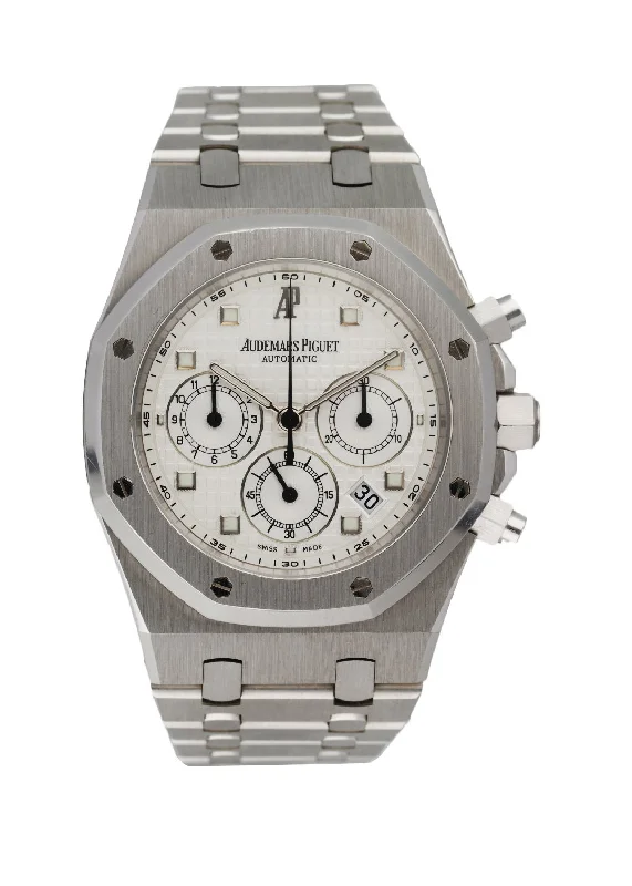 Men's Audemars Piguet Valentine's Day Design Watches-Audemars Piguet Royal Oak 18K White Gold 25960BC W/Papers