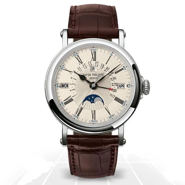 Men's Patek Philippe Watches with Vintage Inspiration-Patek Philippe Grand Complications Perpetual Calendar Retrograde Date 5159G-001 Men's Patek Philippe Watches with Vintage Inspiration-Patek Philippe Grand Complications Perpetual Calendar Retrograde Date 5159G-001